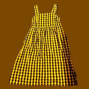 ASOS COLLUSION || SEERSUCKER GINGHAM MIDI SUNDRESS